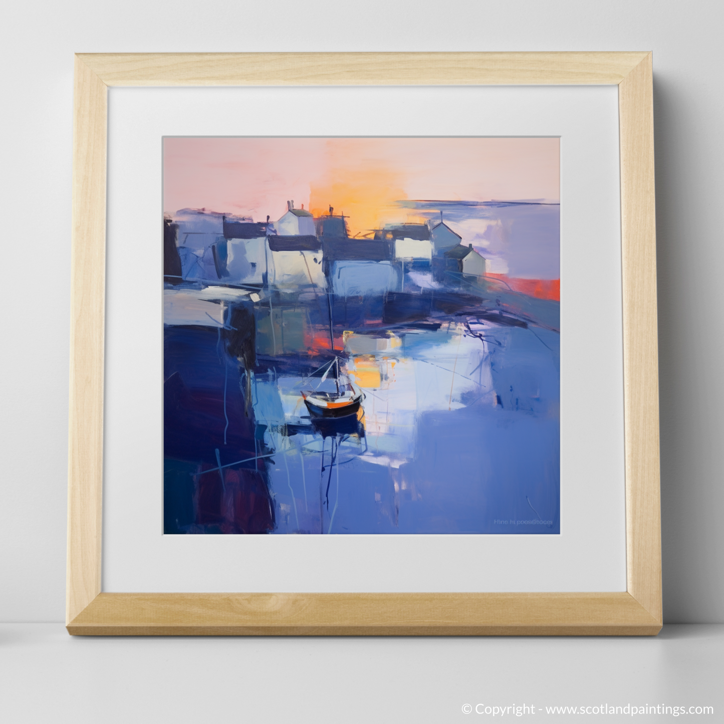 Dusk at Gardenstown Harbour: An Abstract Delight
