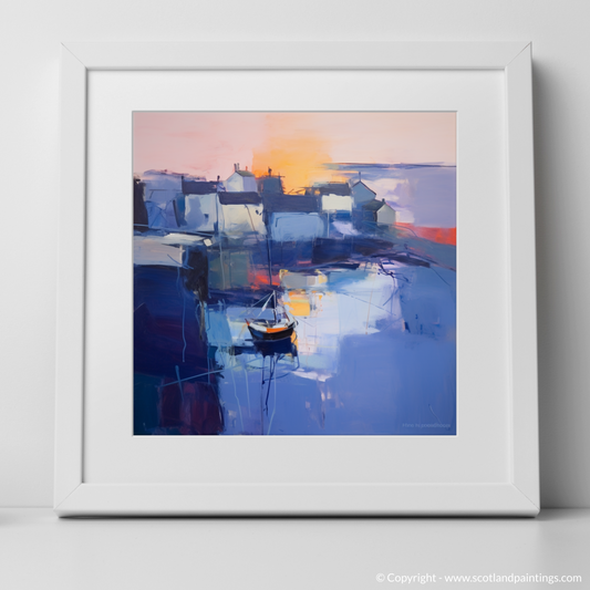 Dusk at Gardenstown Harbour: An Abstract Delight