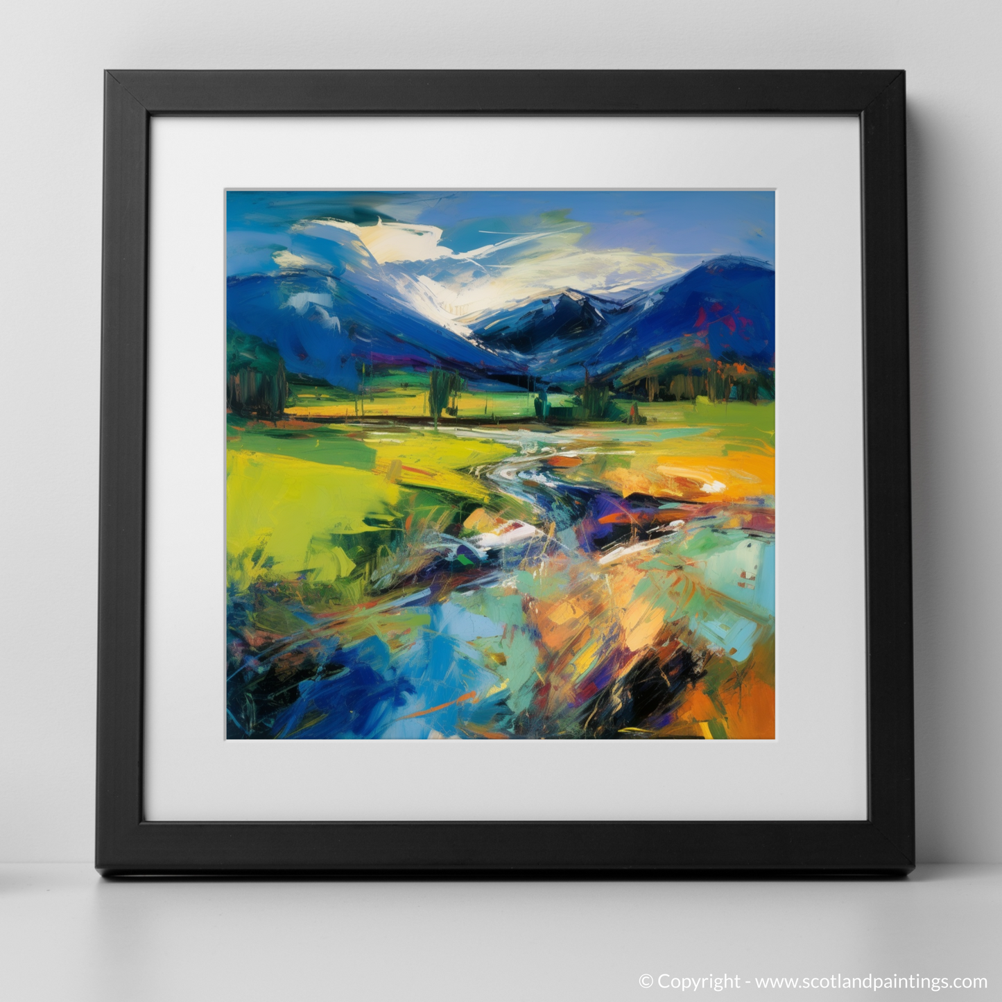 River Spean Reverie: An Abstract Highland Tribute