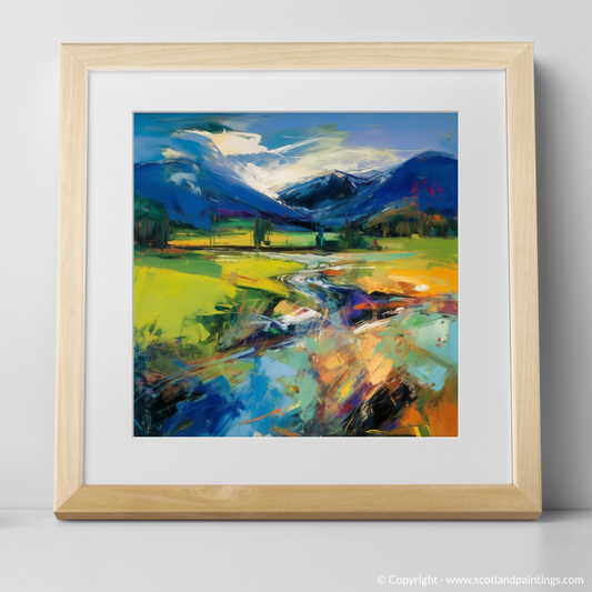 River Spean Reverie: An Abstract Highland Tribute