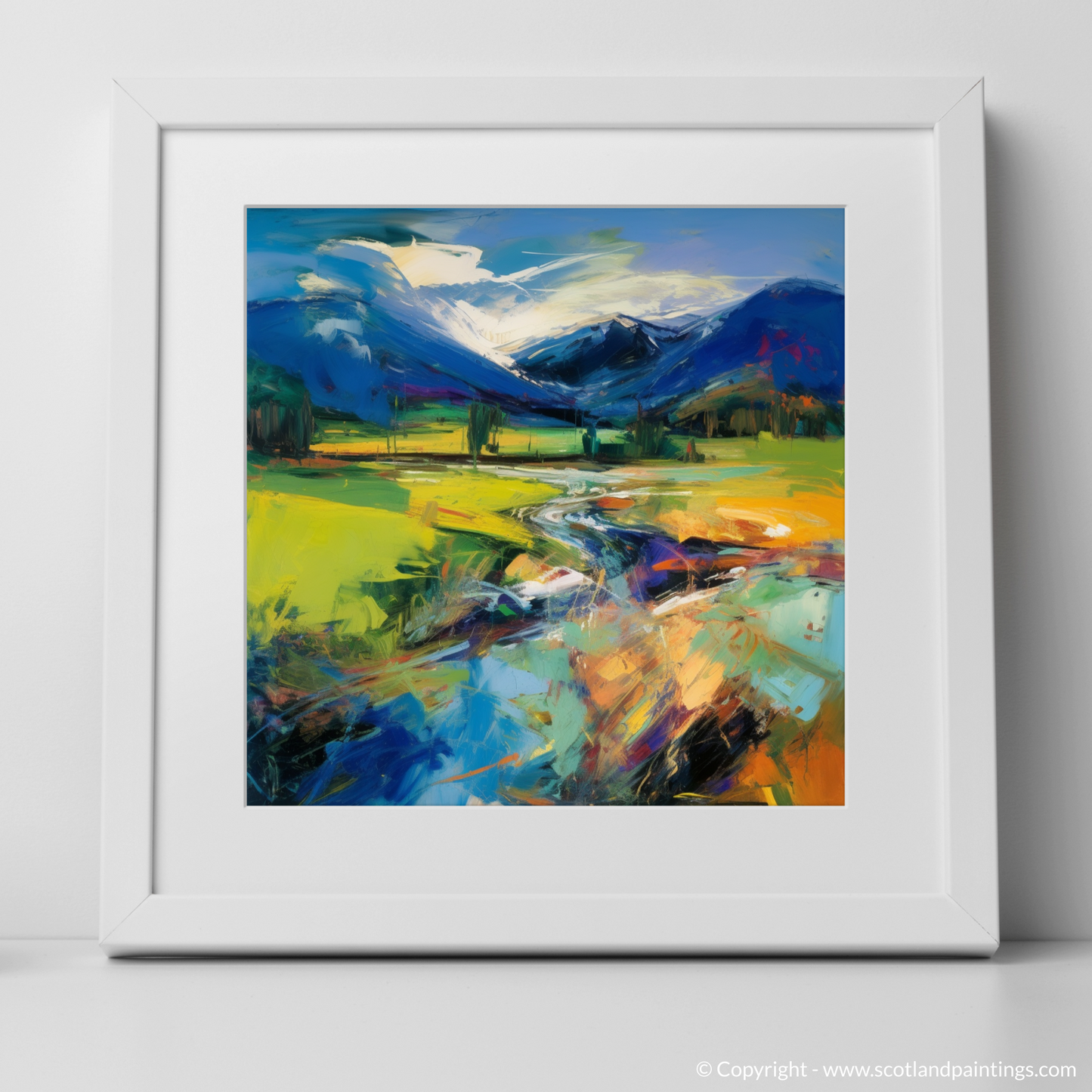 River Spean Reverie: An Abstract Highland Tribute