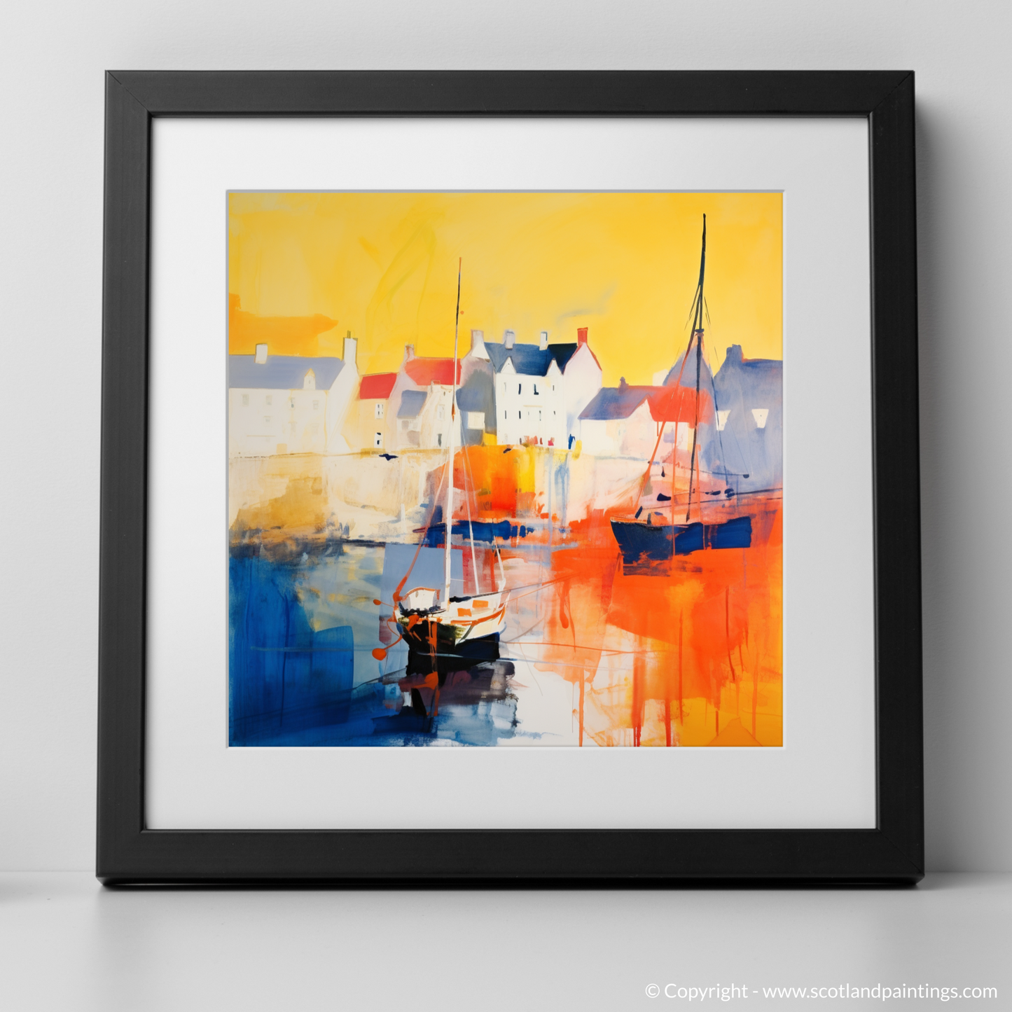 Golden Hour at St Monans Harbour: An Abstract Interpretation