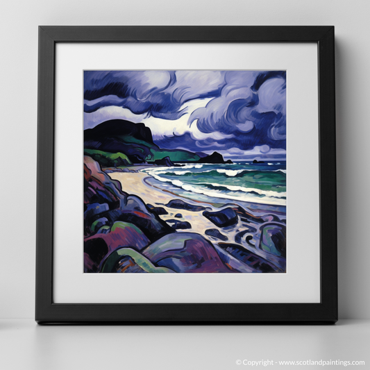 Storm over Kiloran Bay: A Fauvist Tribute to Scottish Shores