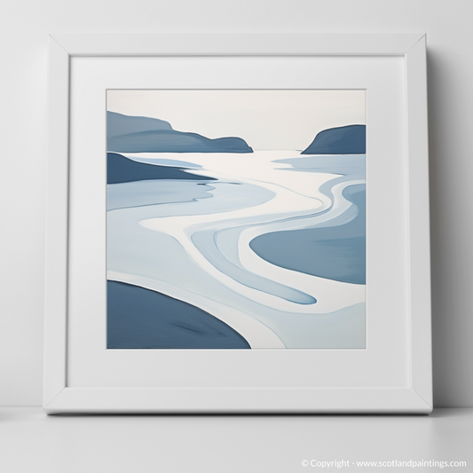 Achmelvich Bay Abstraction: Serenity in Shapes and Tones