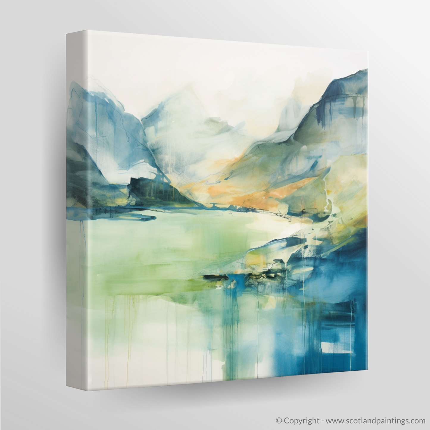 Mystic Waters of Loch Maree: An Abstract Highland Reverie