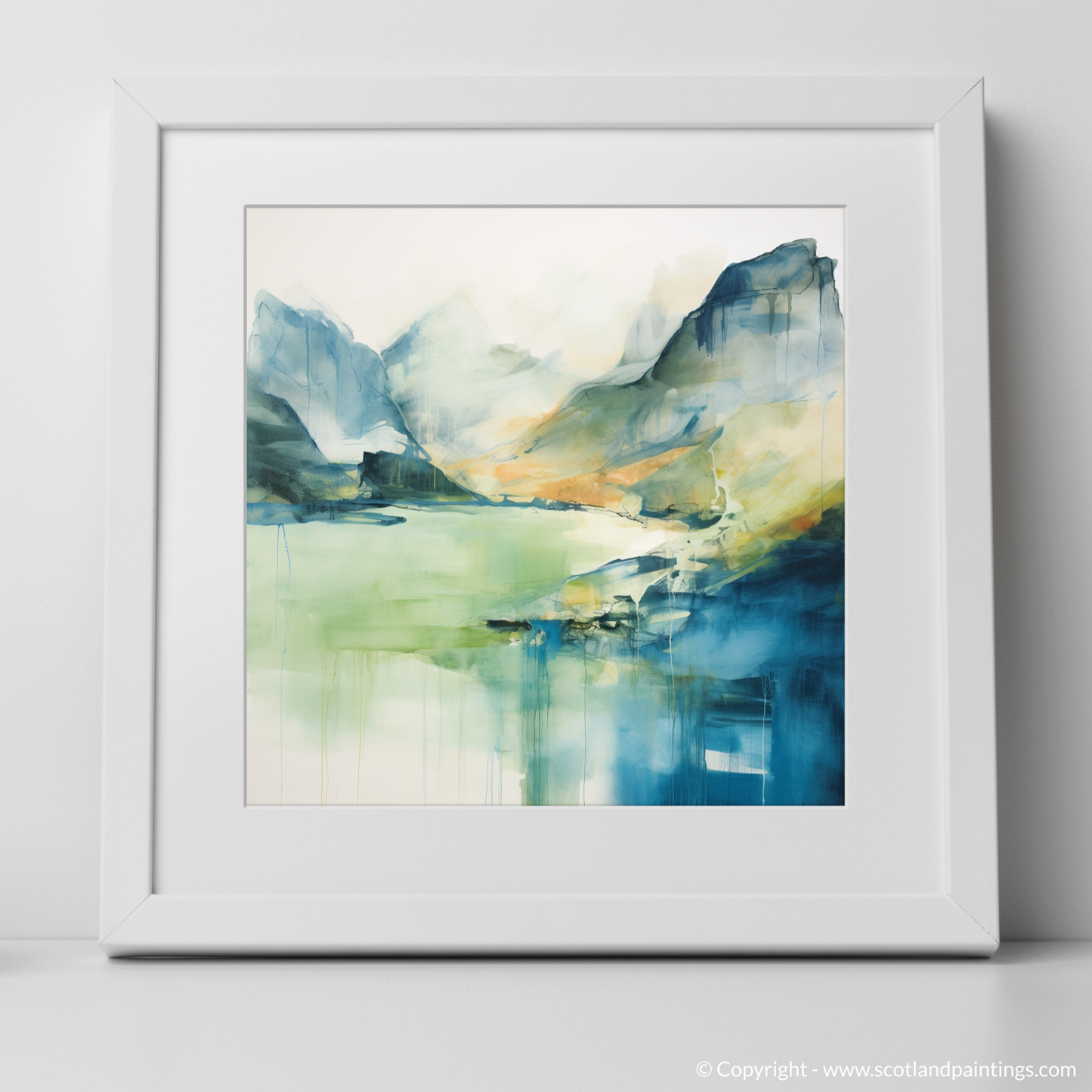 Mystic Waters of Loch Maree: An Abstract Highland Reverie