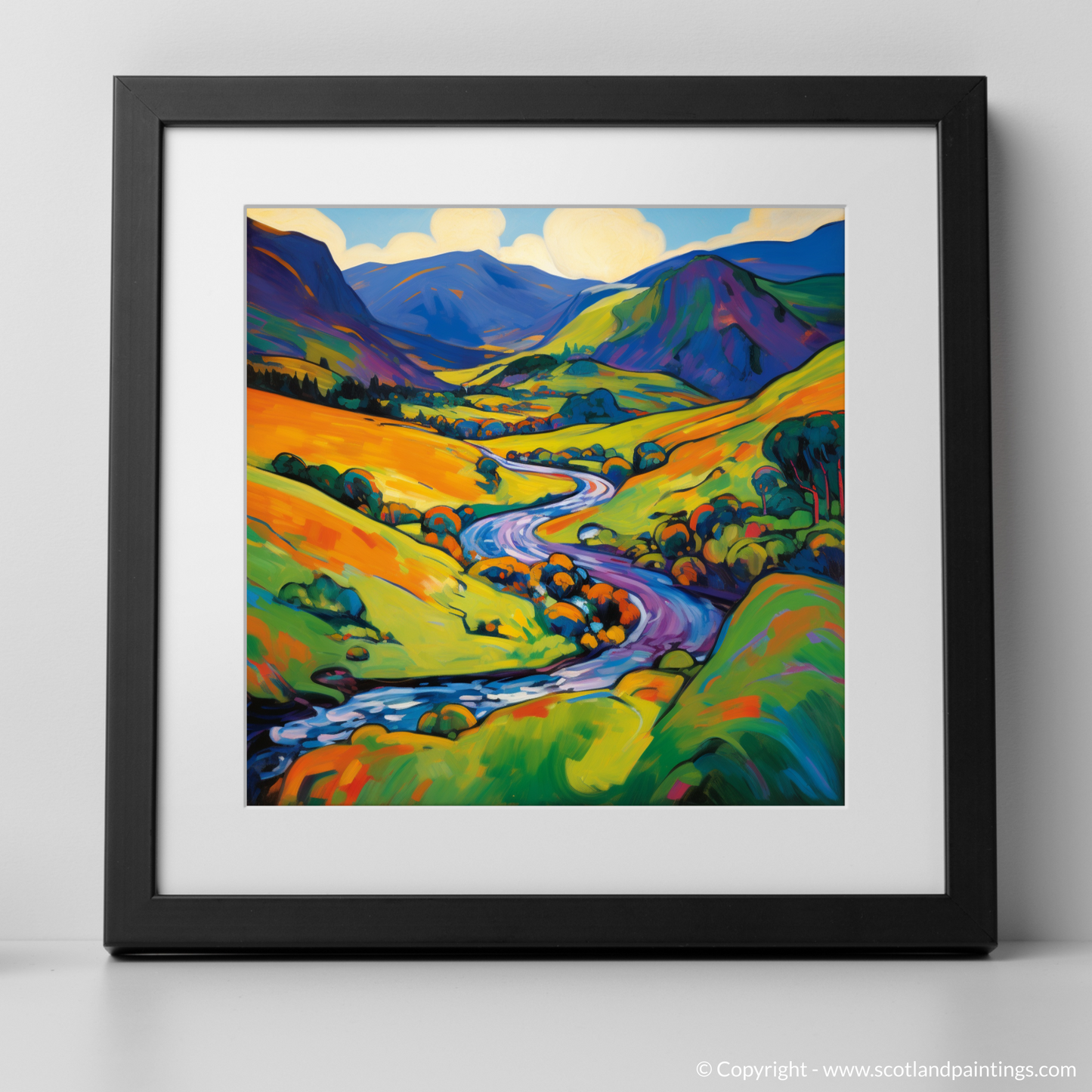 Highland Reverie: A Fauvist Ode to Glen Strathfarrar