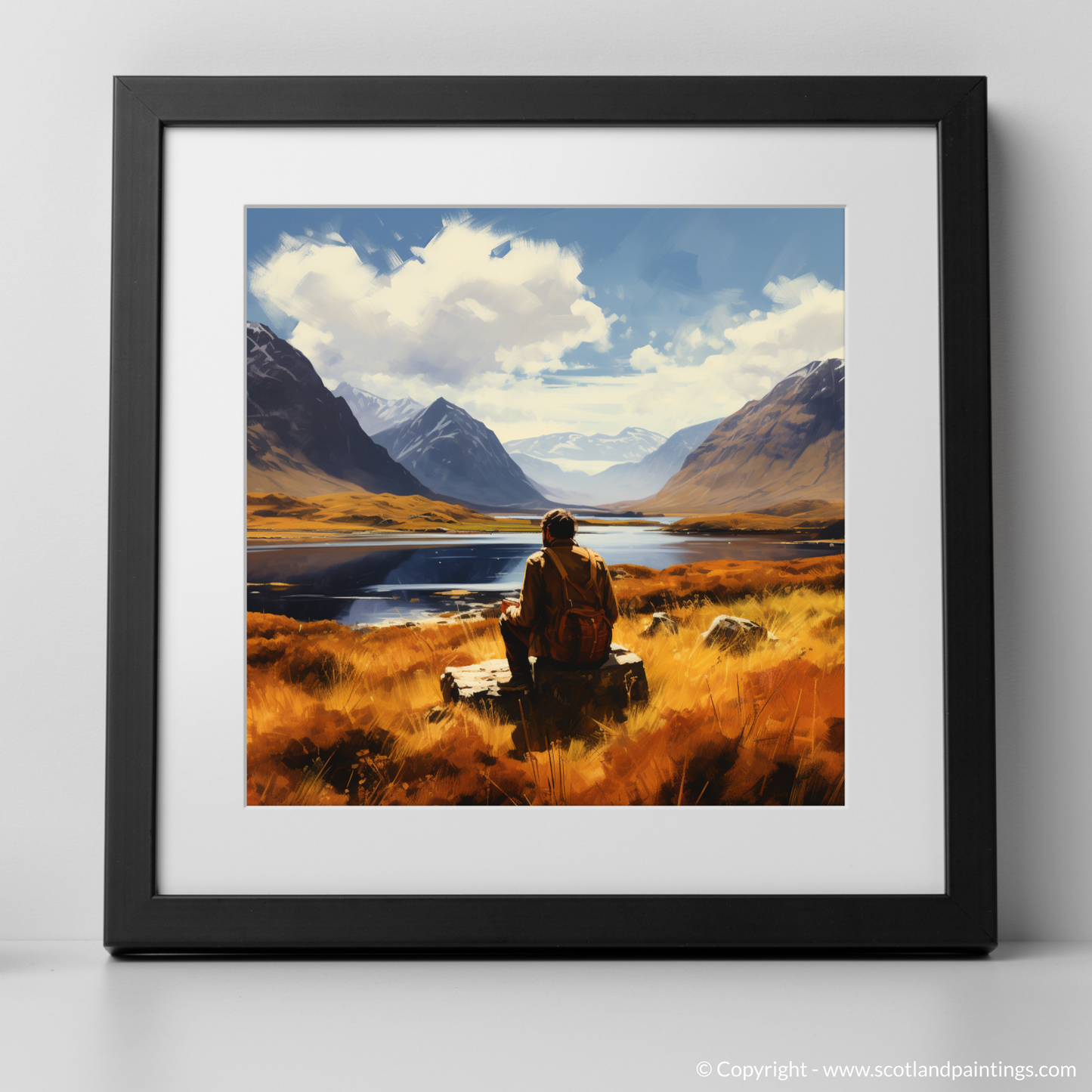 Satchel Sketcher in the Majestic Glencoe Highlands