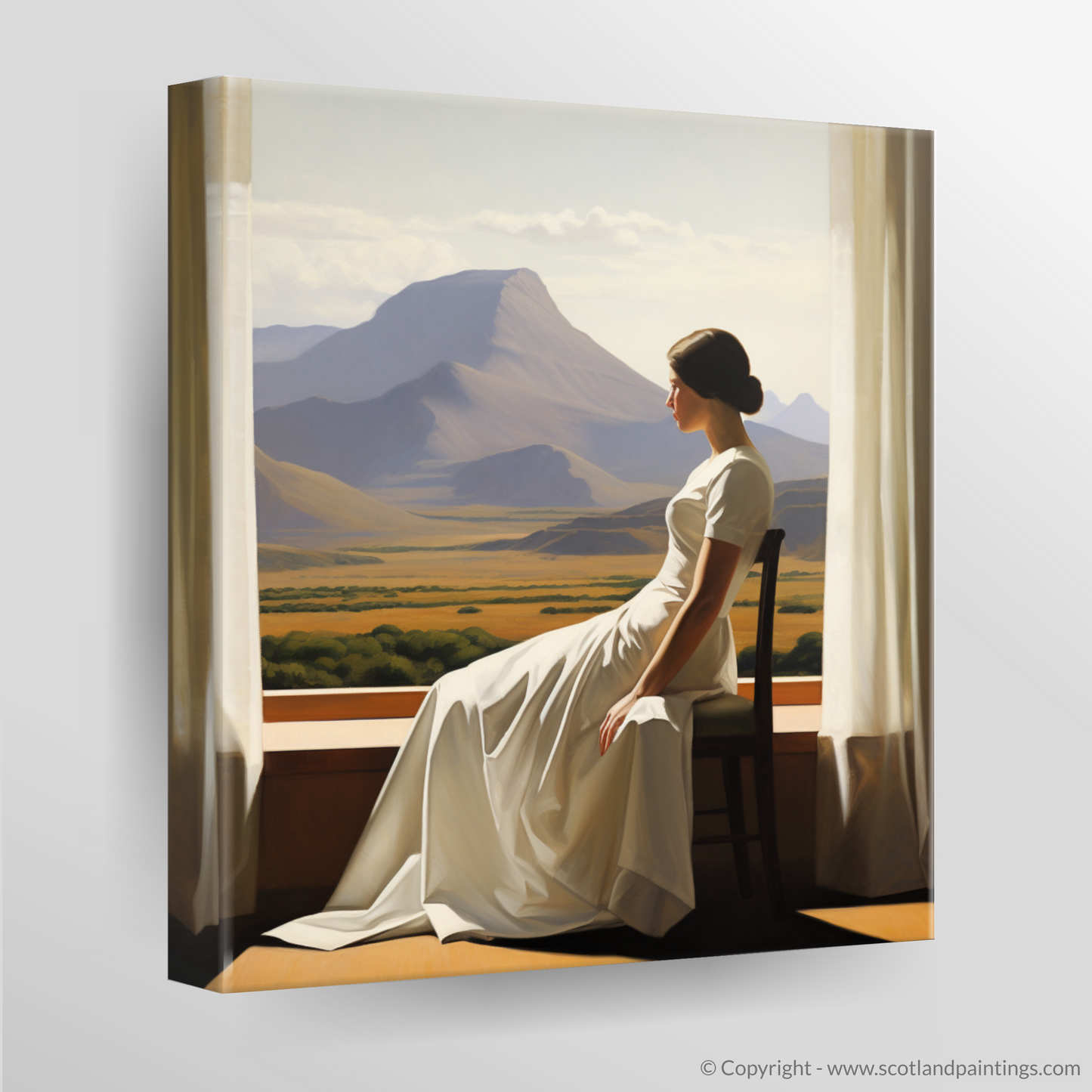 Serenity Gaze: A Woman's Contemplation by Ben Nevis