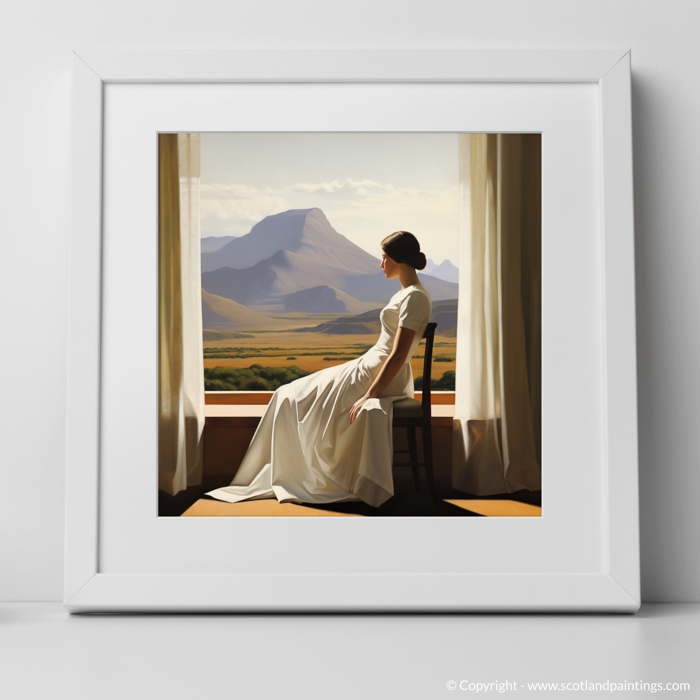 Serenity Gaze: A Woman's Contemplation by Ben Nevis