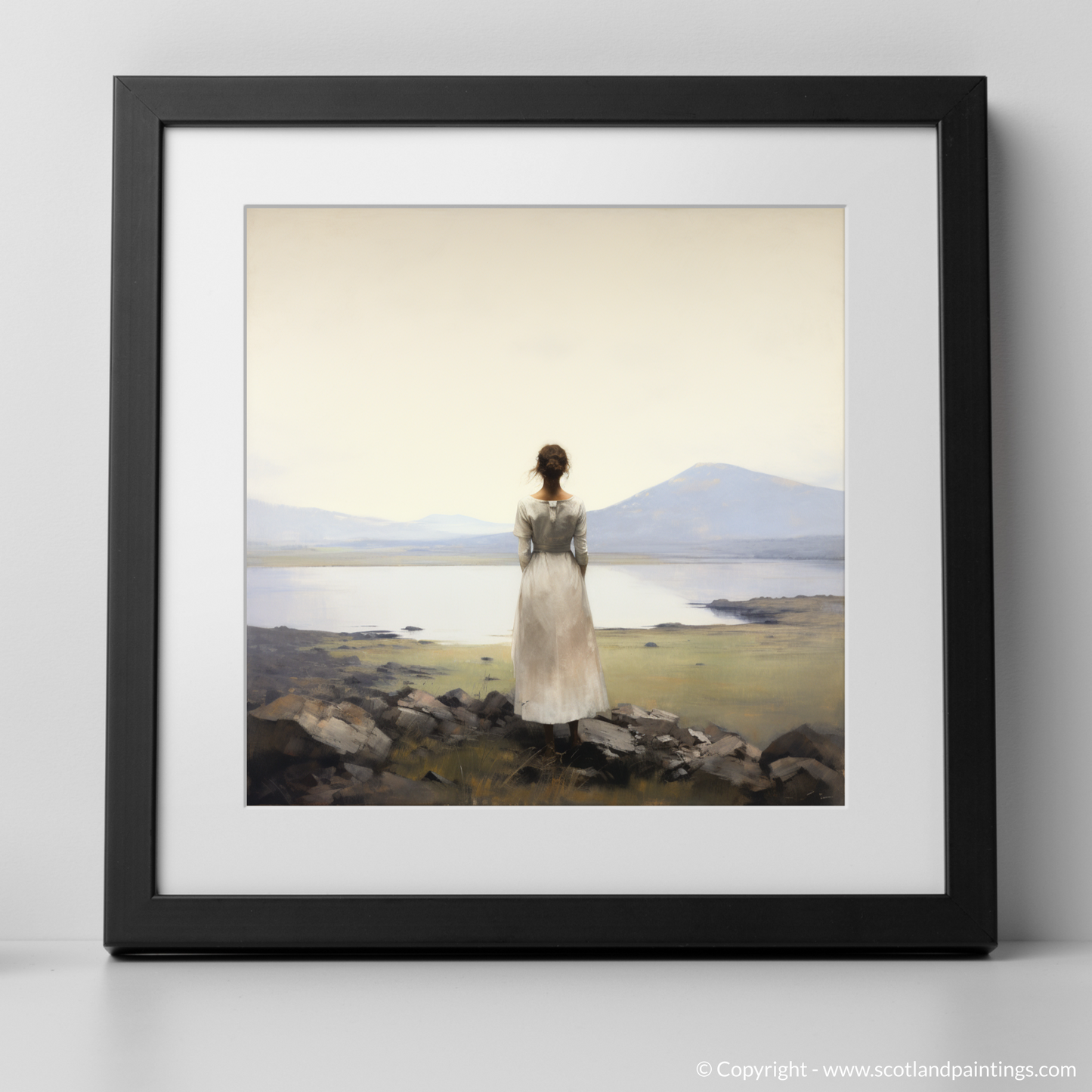 Mistress of Arran: A Solitary Muse in White