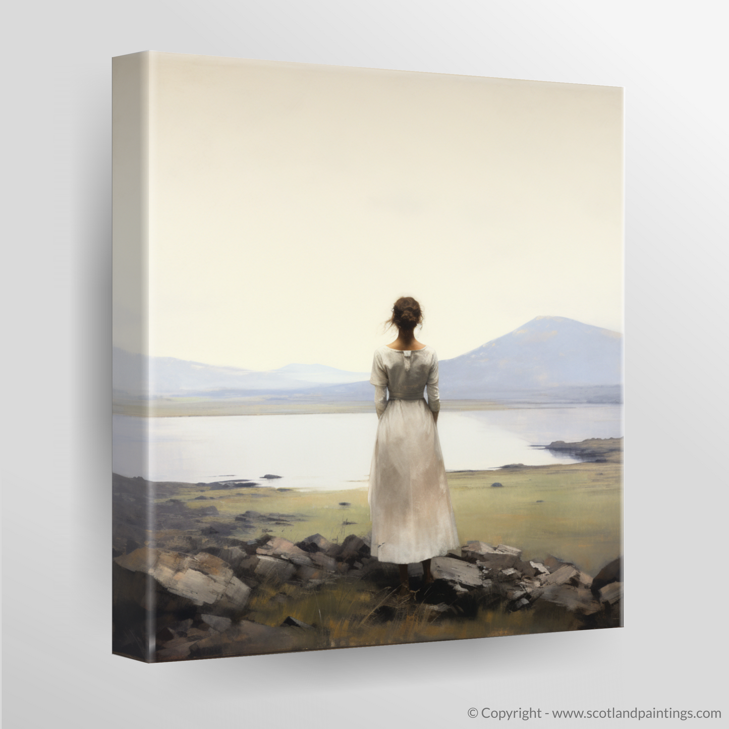 Mistress of Arran: A Solitary Muse in White