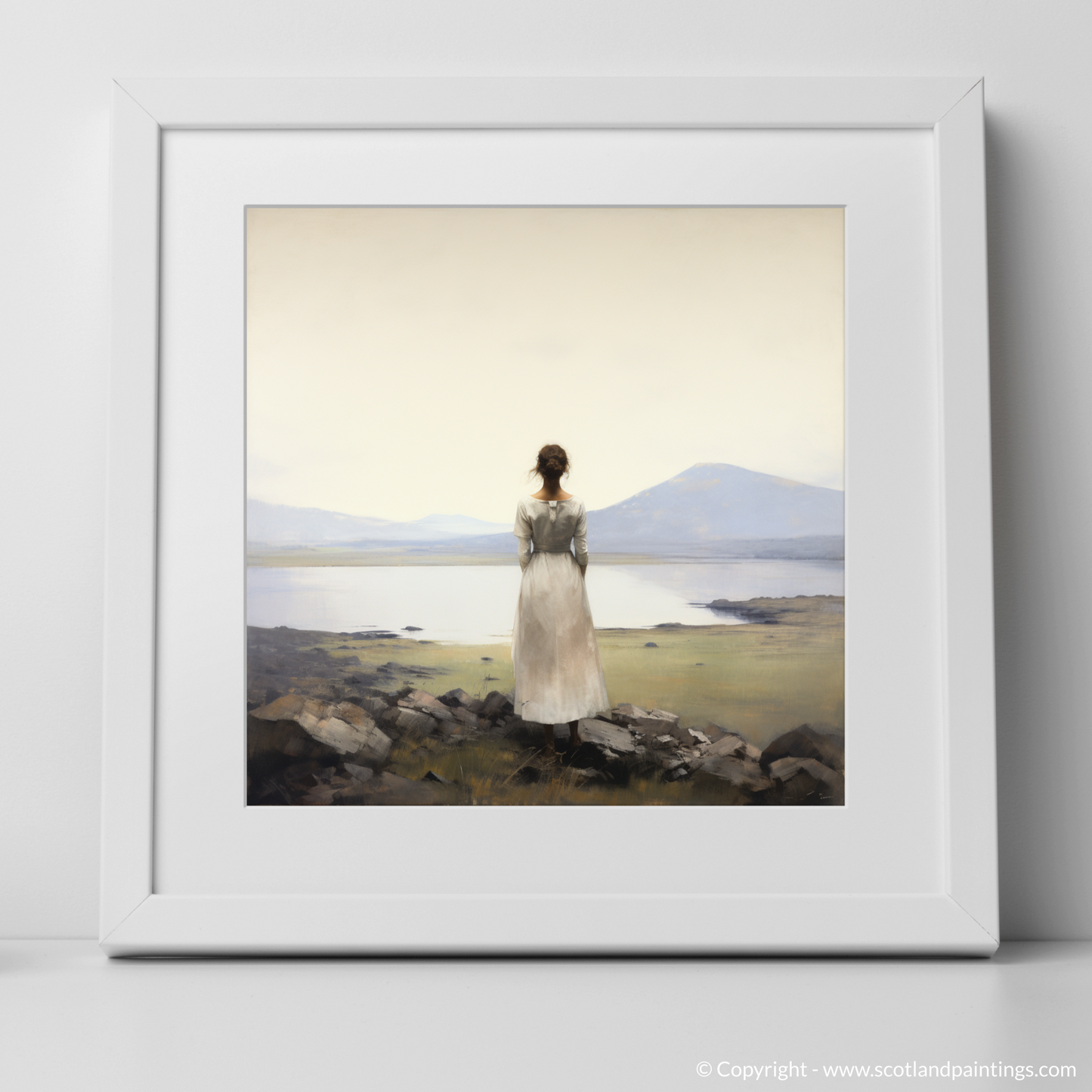 Mistress of Arran: A Solitary Muse in White