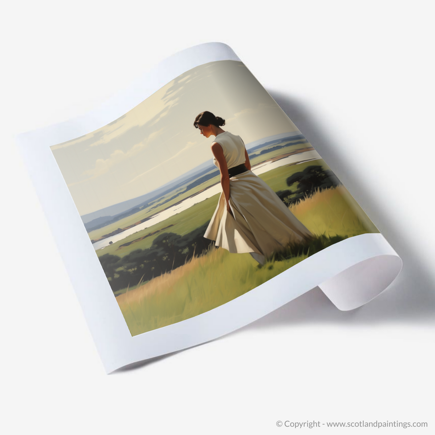 Woman in White: A Culloden Vista