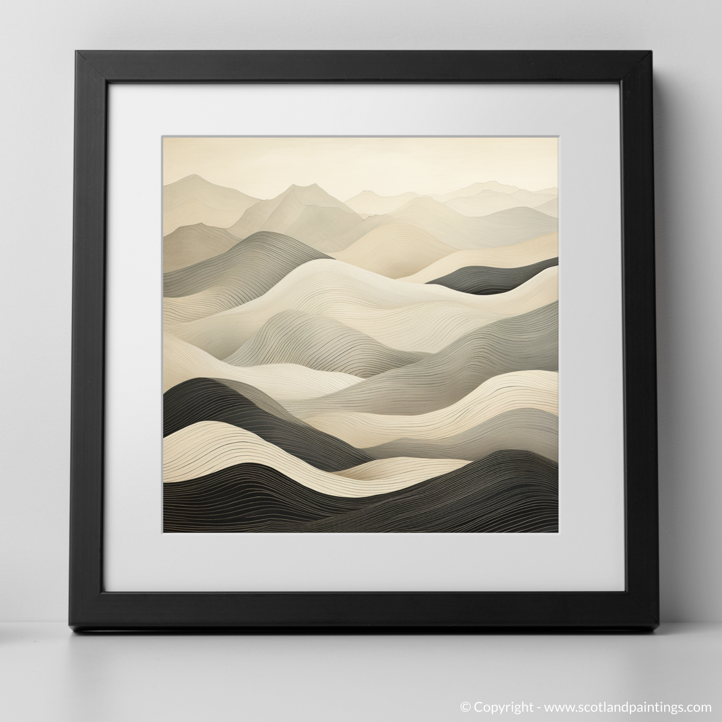 Highland Reverie: An Abstract Aonach Eagach Interpretation