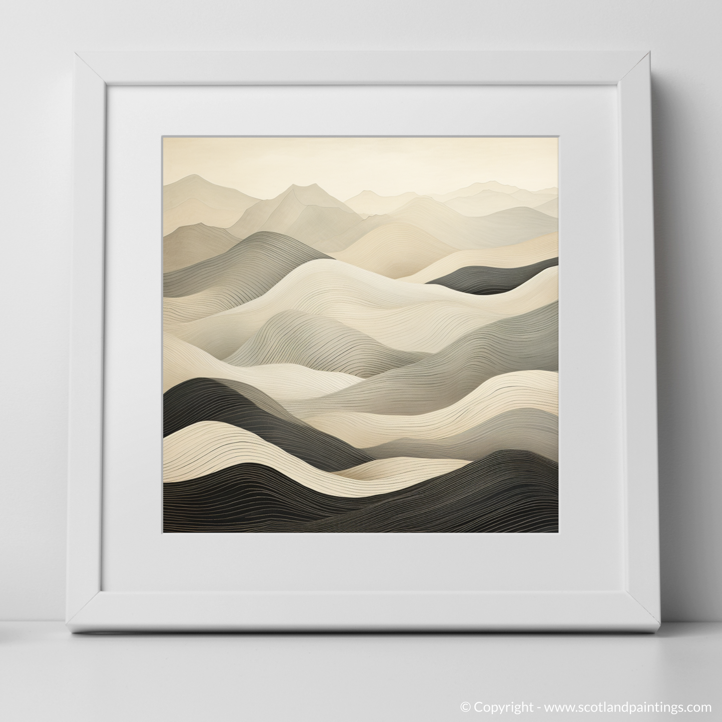 Highland Reverie: An Abstract Aonach Eagach Interpretation