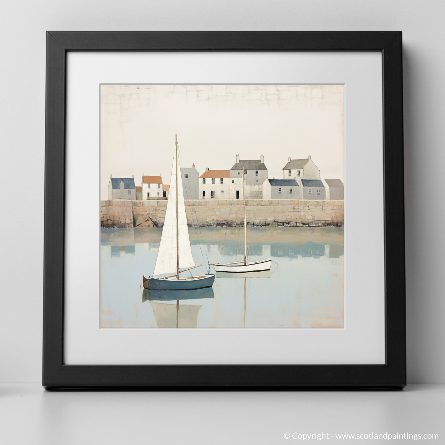 Tranquil Reflections at North Berwick Harbour