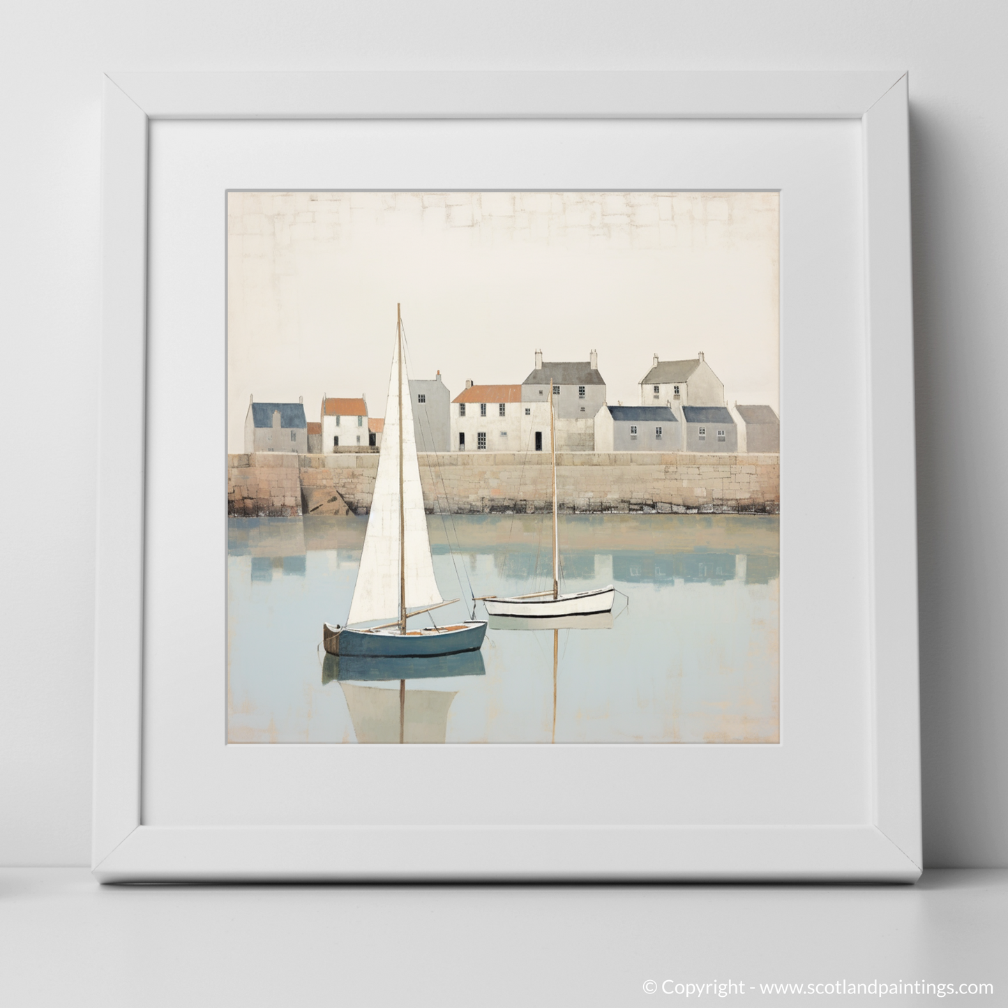 Tranquil Reflections at North Berwick Harbour