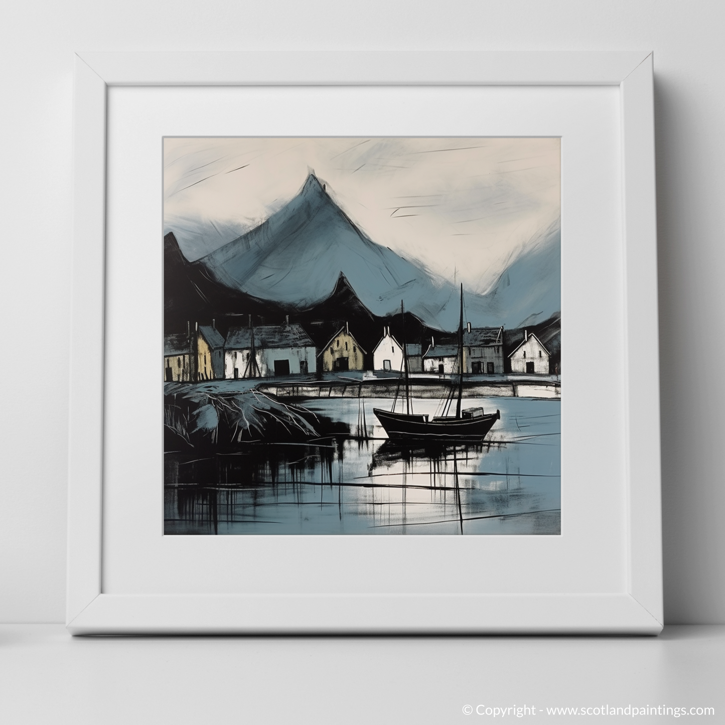 Painting and Art Print of Fort William, Highlands. Fort William: Harbour of the Highlands.