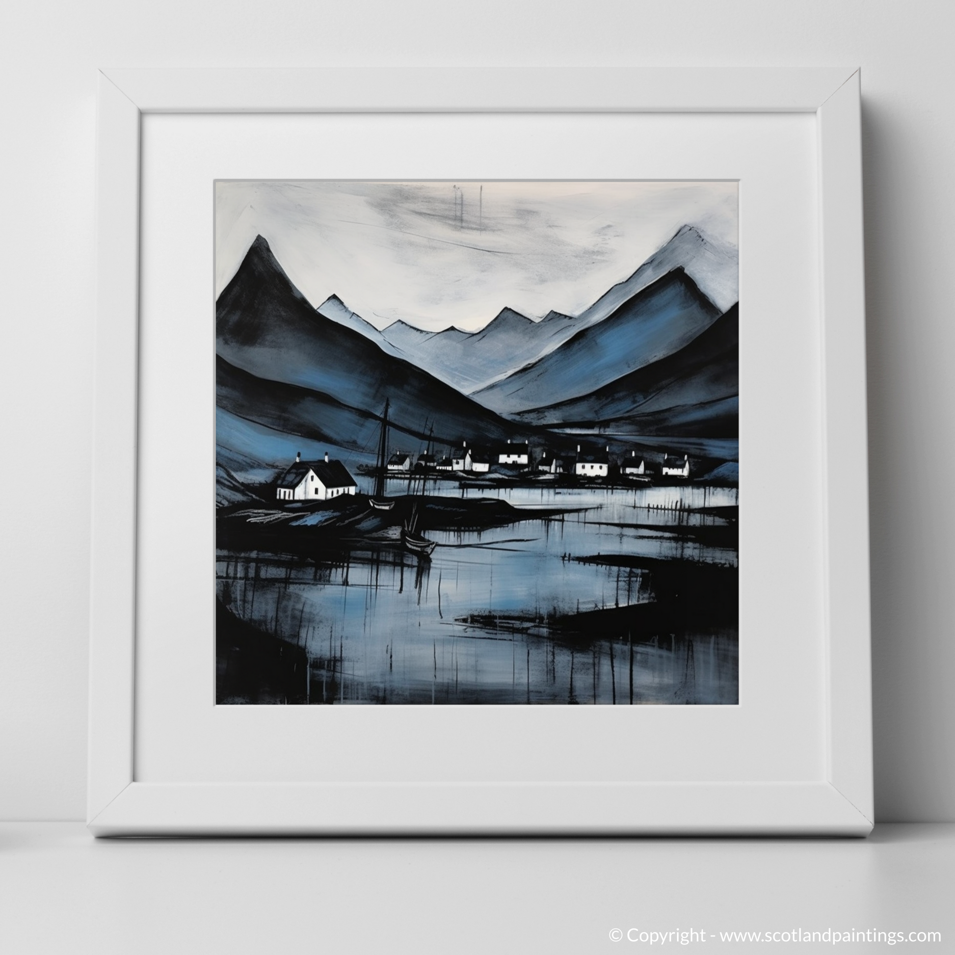 Art Print of Fort William, Highlands with a white frame