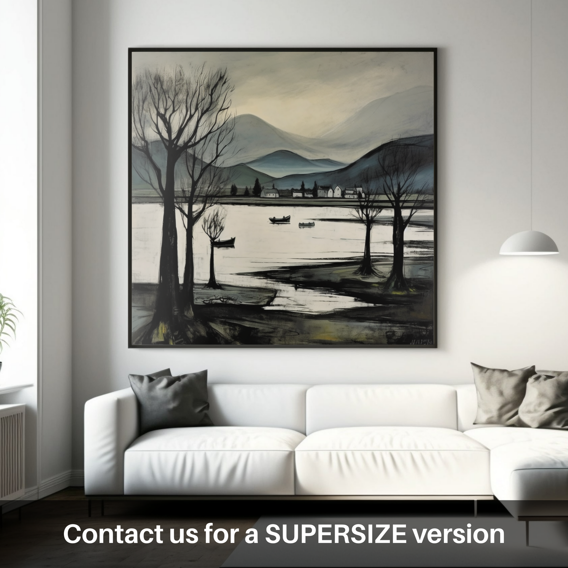 Huge supersize print of Loch Awe, Argyll and Bute