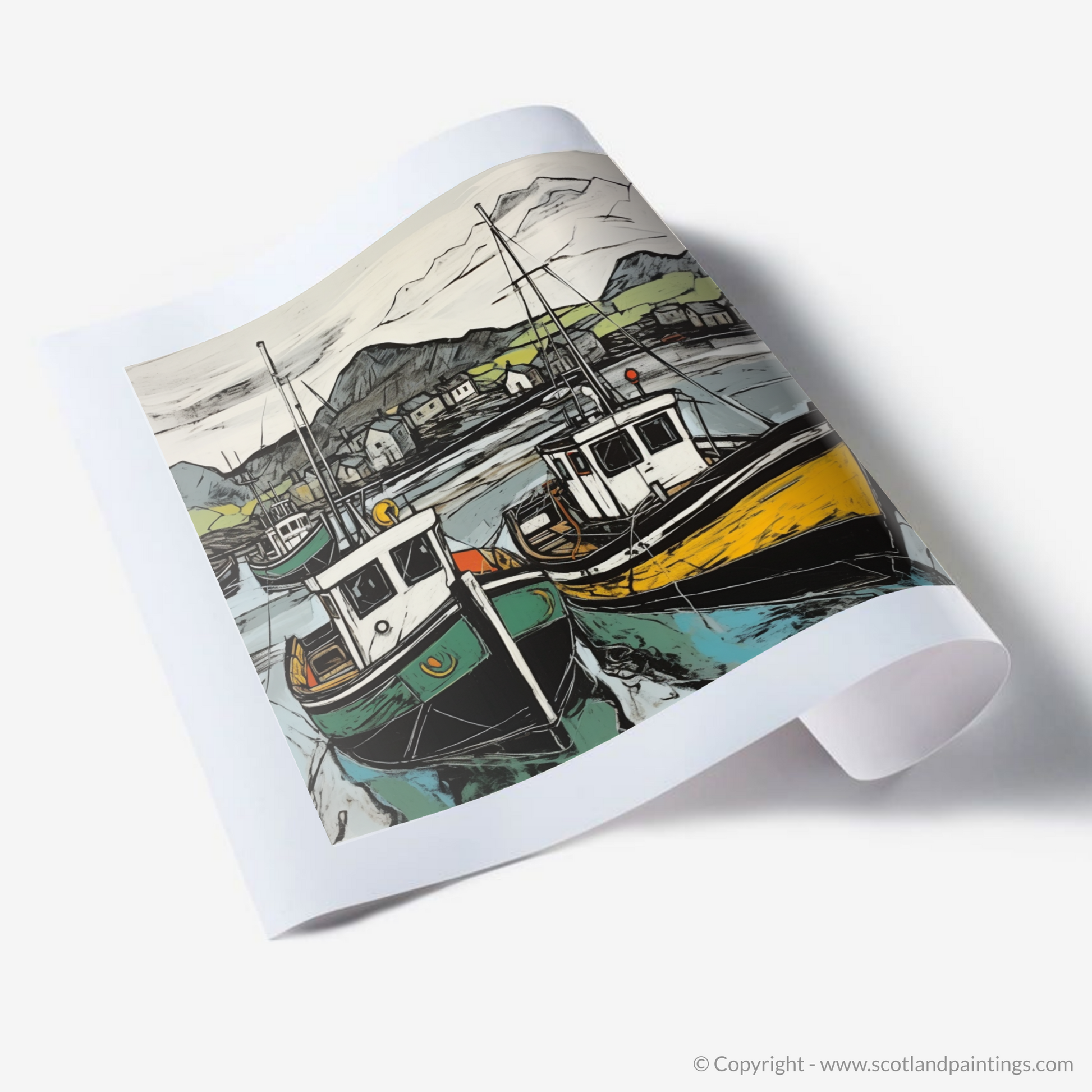 Art Print of Castlebay Harbour, Isle of Barra