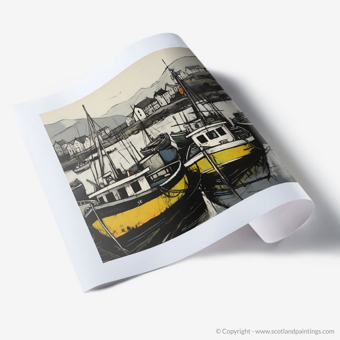 Art Print of Castlebay Harbour, Isle of Barra