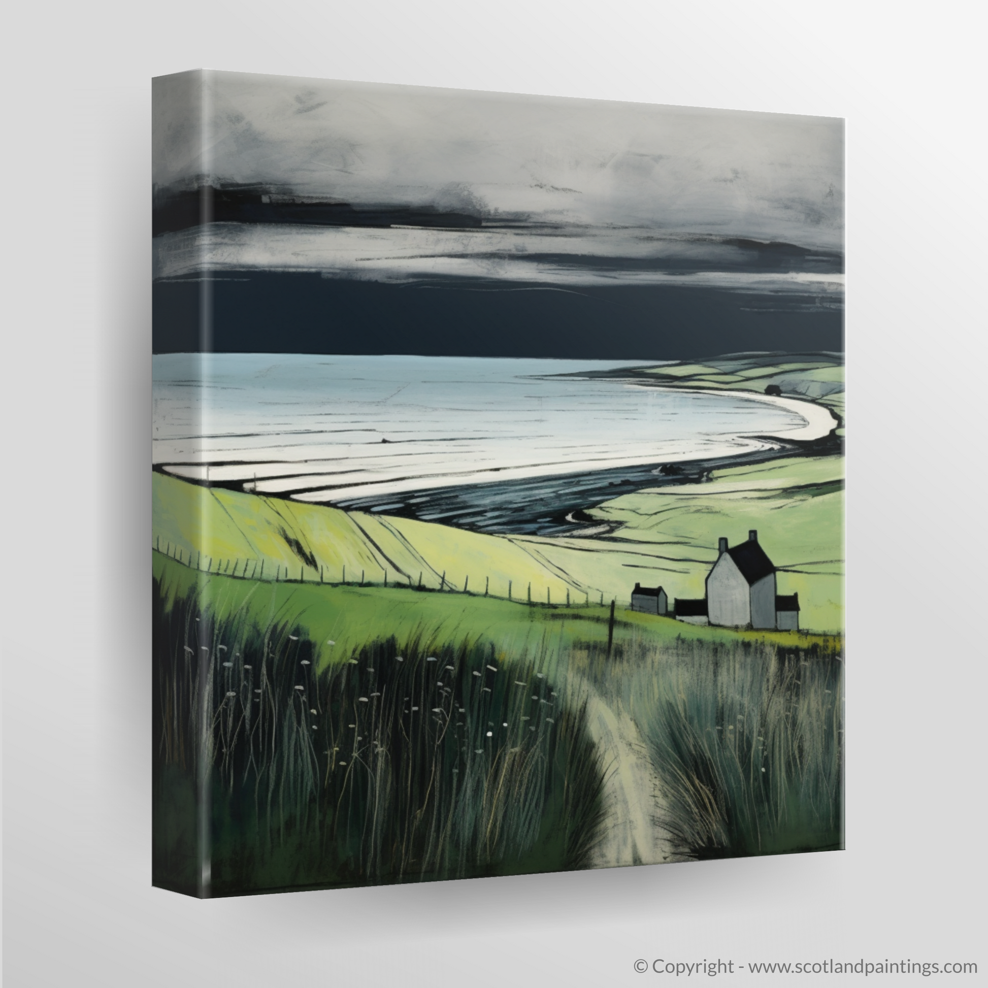 Canvas Print of Lunan Bay, Angus