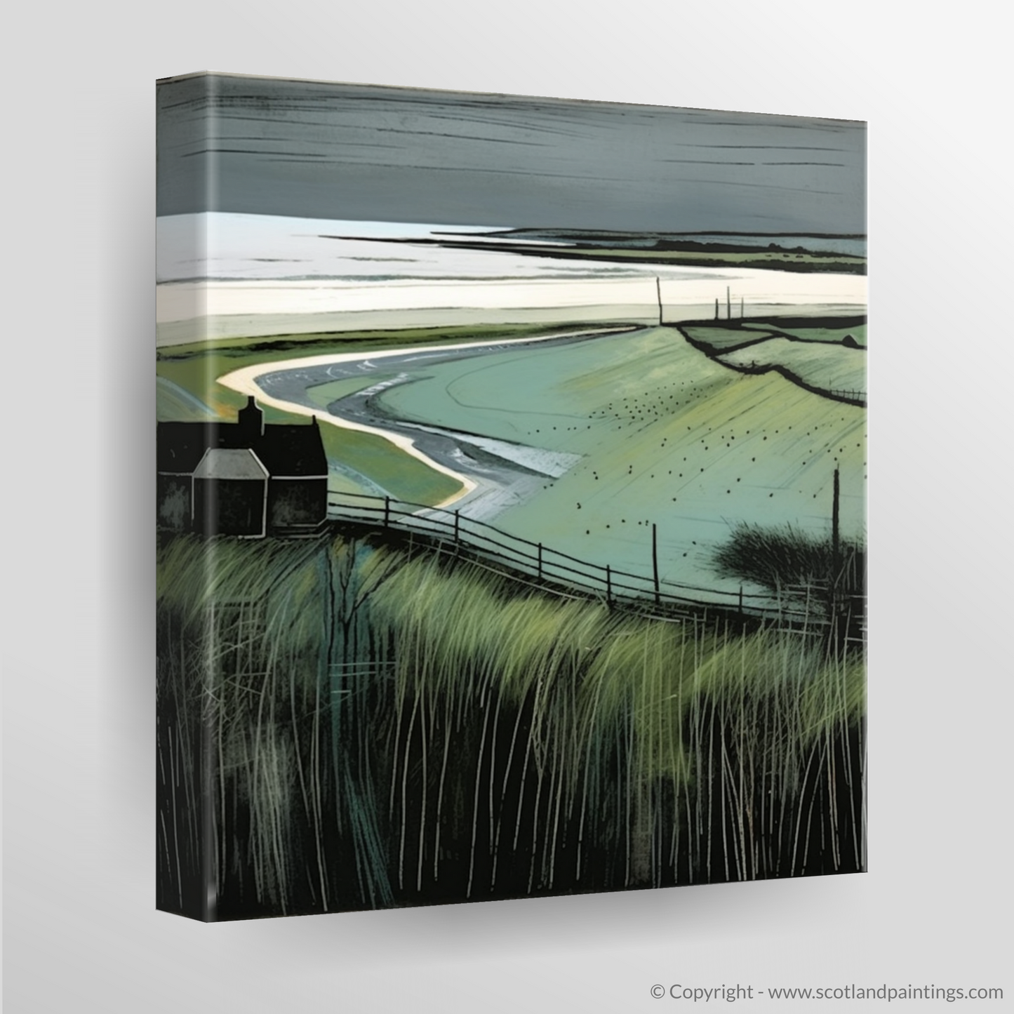 Canvas Print of Lunan Bay, Angus