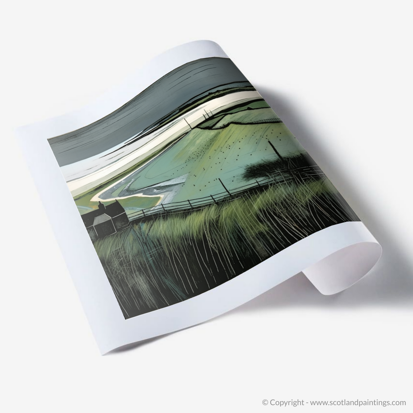 Art Print of Lunan Bay, Angus