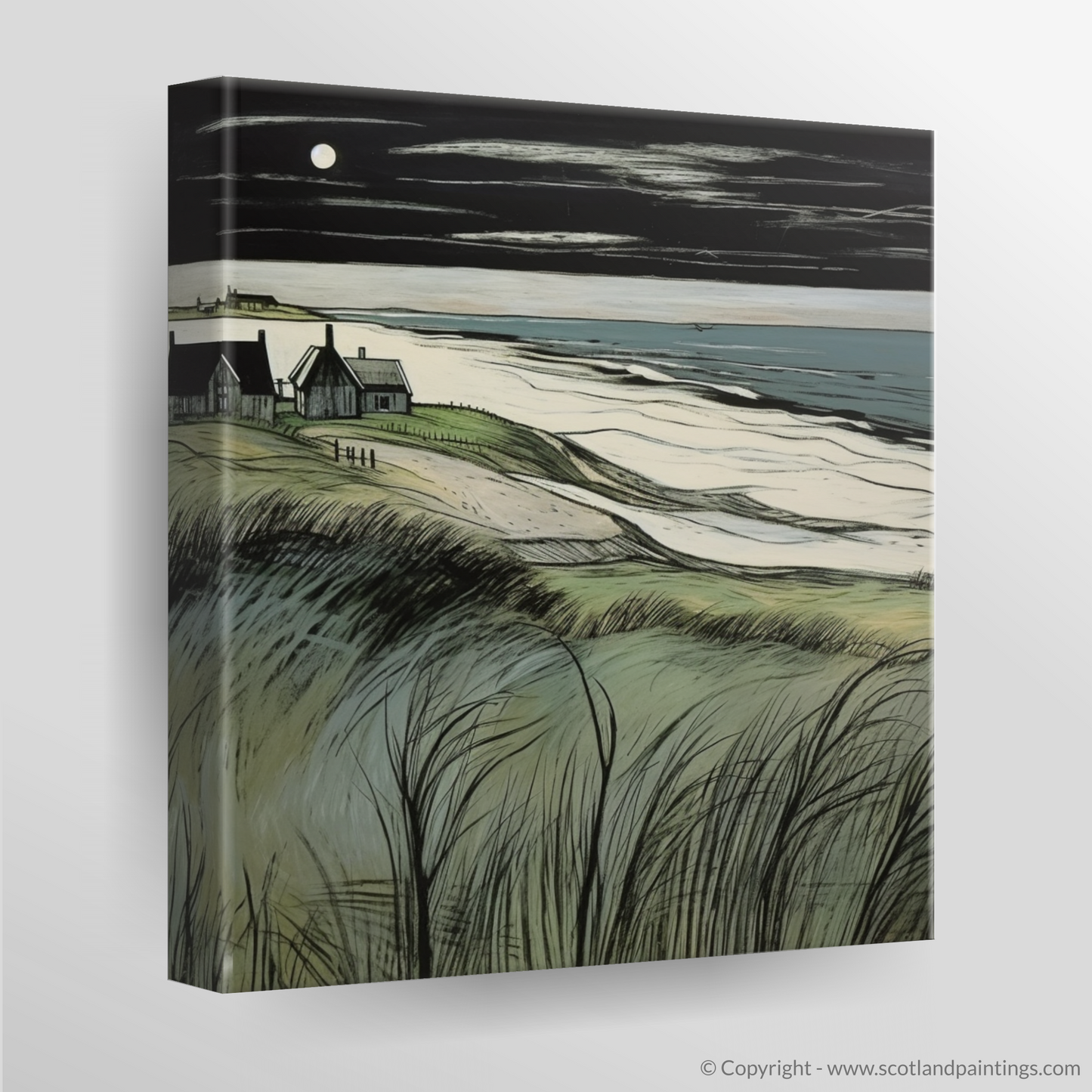 Canvas Print of Lunan Bay, Angus