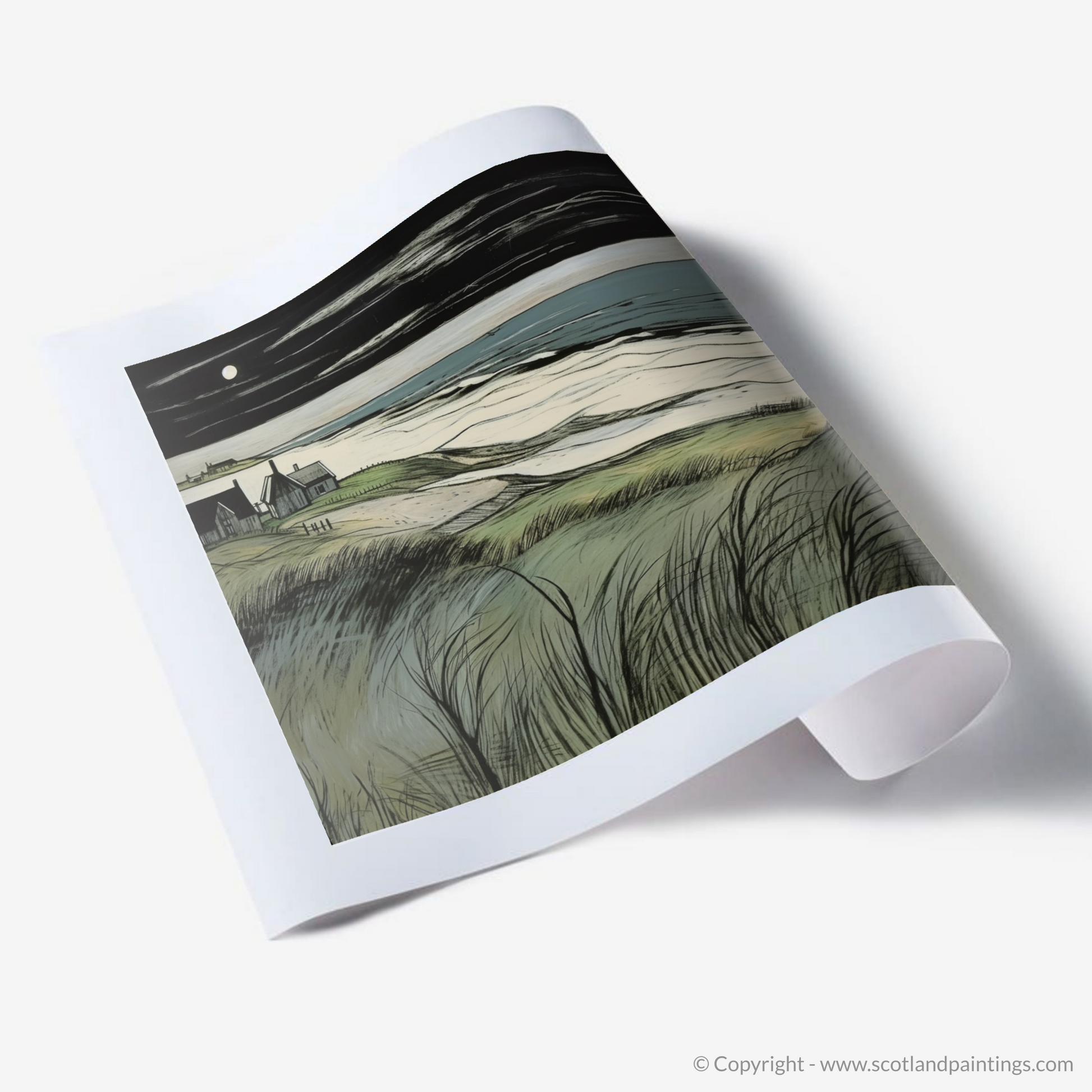 Art Print of Lunan Bay, Angus