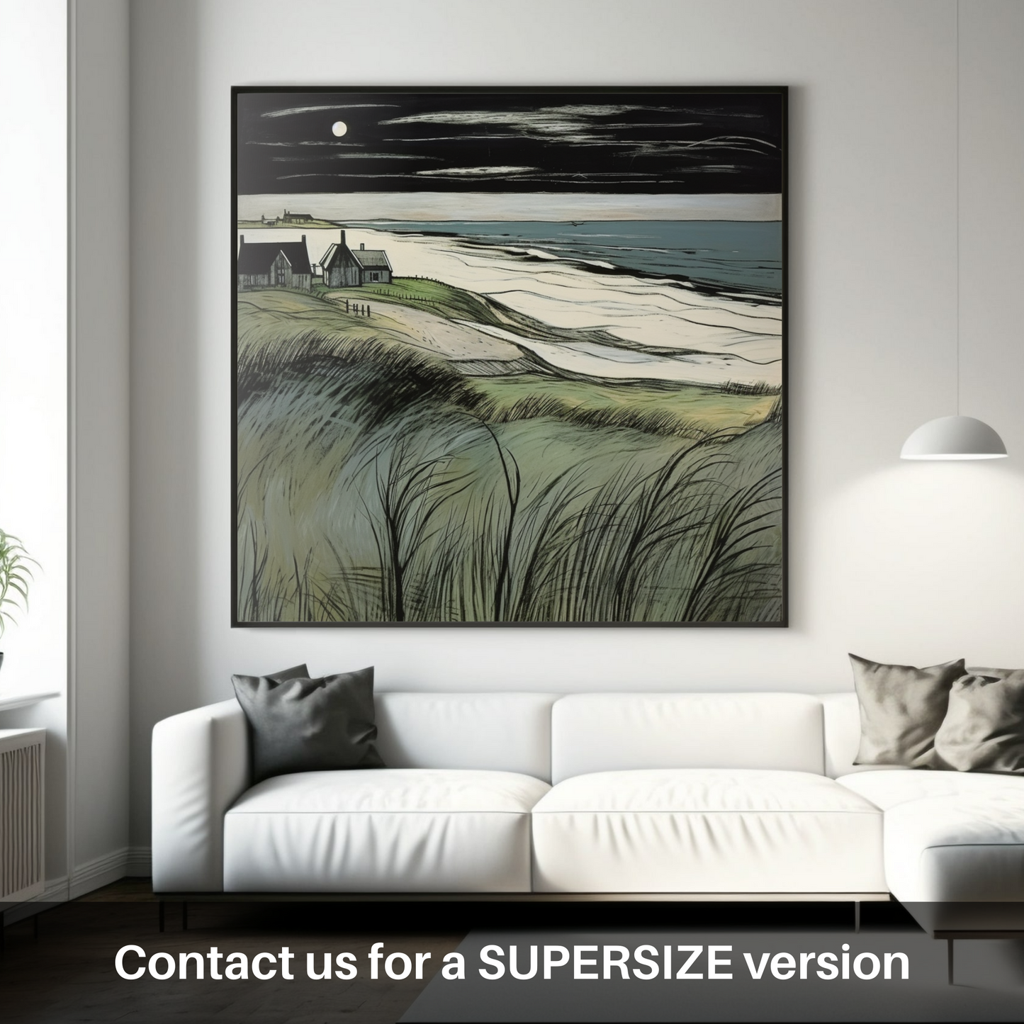 Huge supersize print of Lunan Bay, Angus