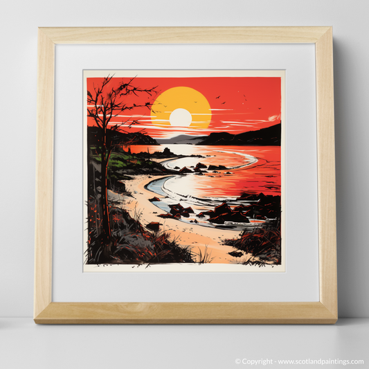 Ardalanish Bay at Sunset: An Illustrative Expressionist Journey