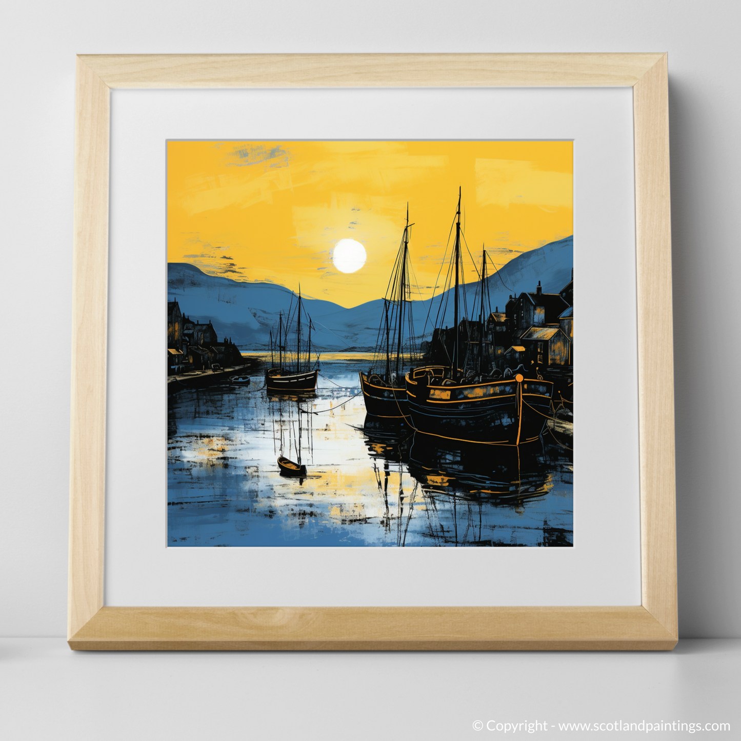 Golden Dusk at Craobh Haven Harbour