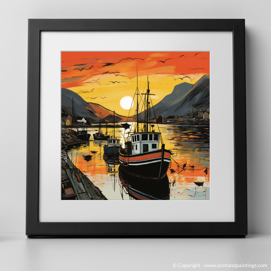 Twilight Serenade at Lochranza Harbour