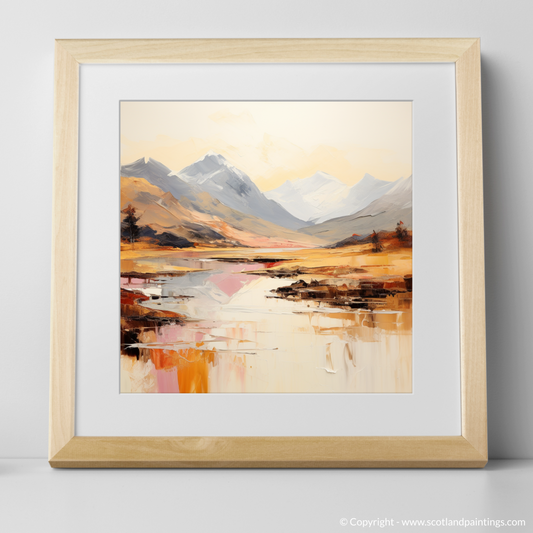 Dawn's Embrace: An Abstract Vision of Glen Coe