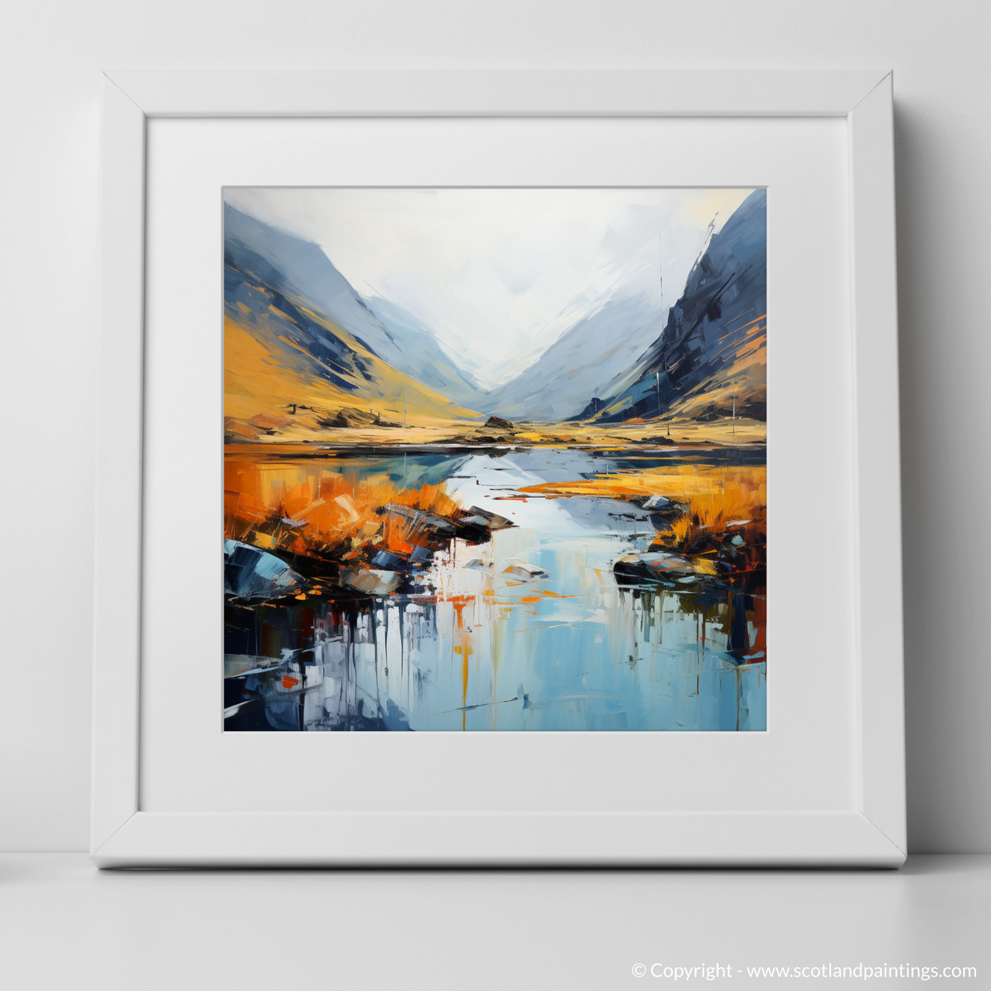Highland Reverie: An Abstract Ode to Glen Coe