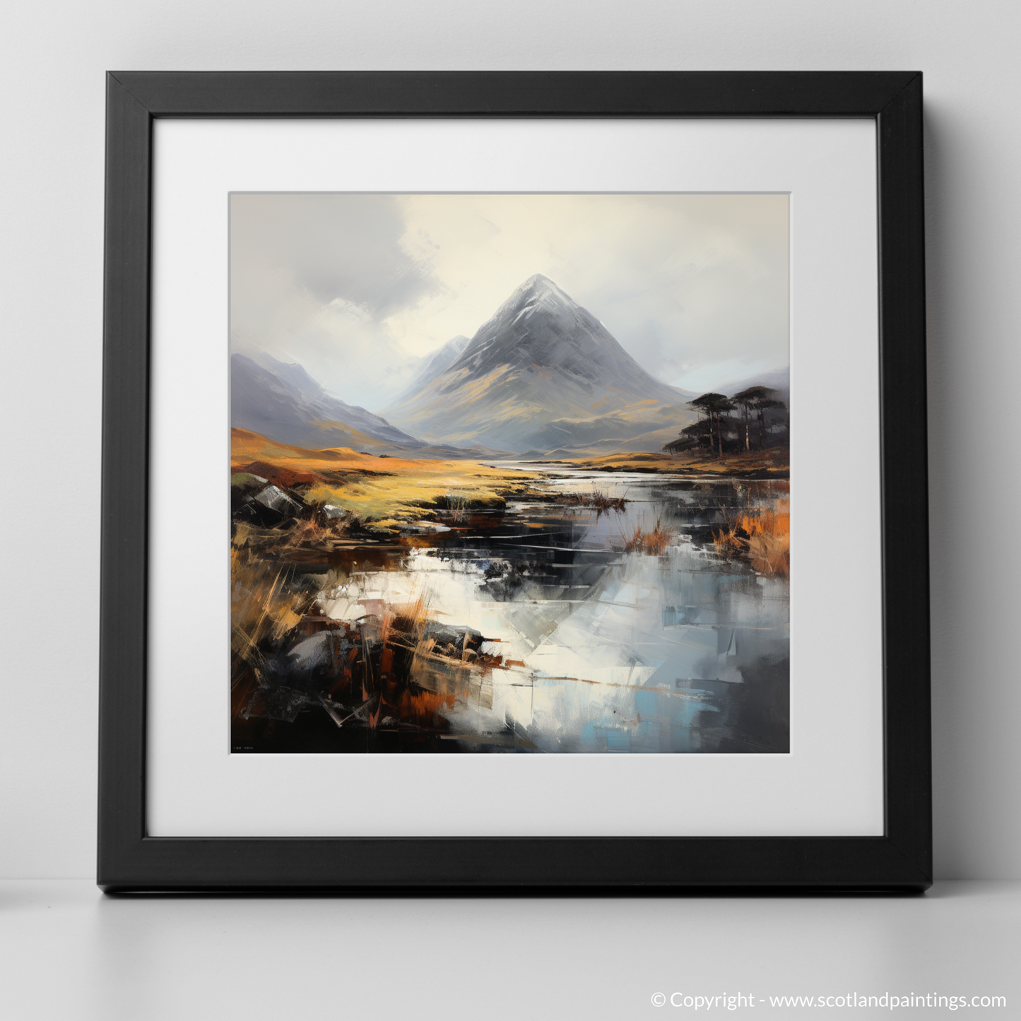 Highland Majesty: An Abstract Ode to Buachaille Etive Mòr