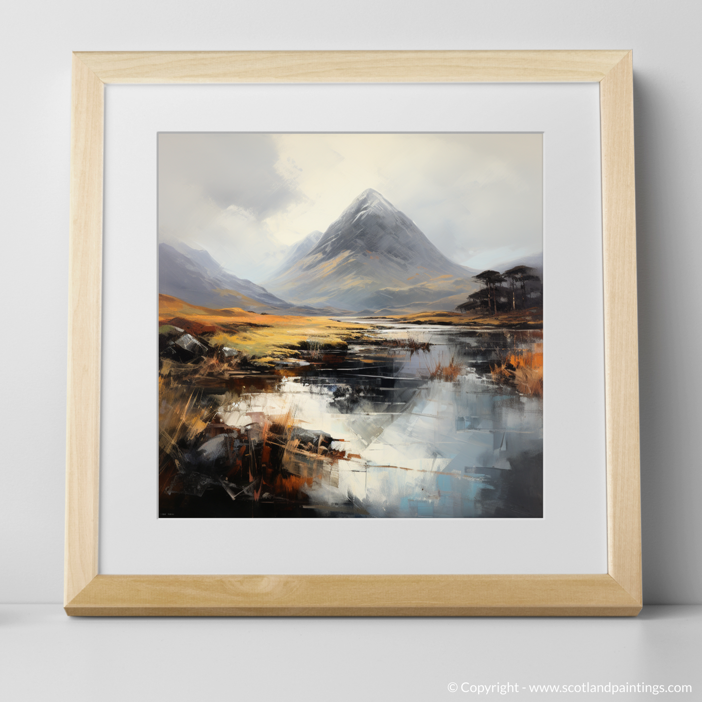 Highland Majesty: An Abstract Ode to Buachaille Etive Mòr