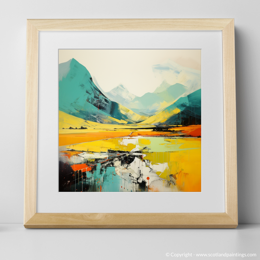 Abstract Highland Majesty: Glen Coe Reimagined