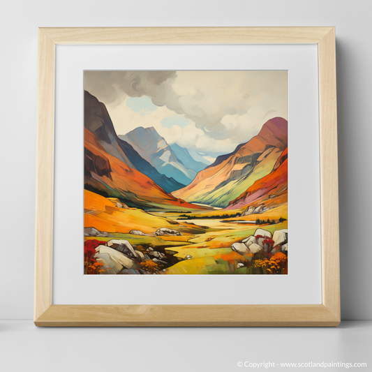 Highland Majesty: An Expressionist Ode to Glen Shiel