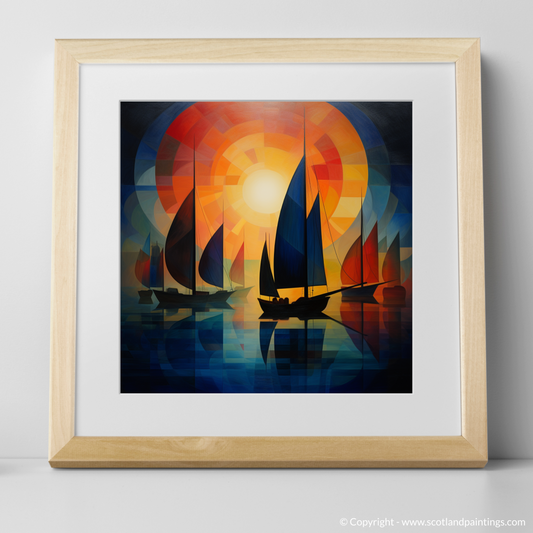 Isleornsay Harbour at Sunset: An Expressionist Ode to Scottish Seascapes