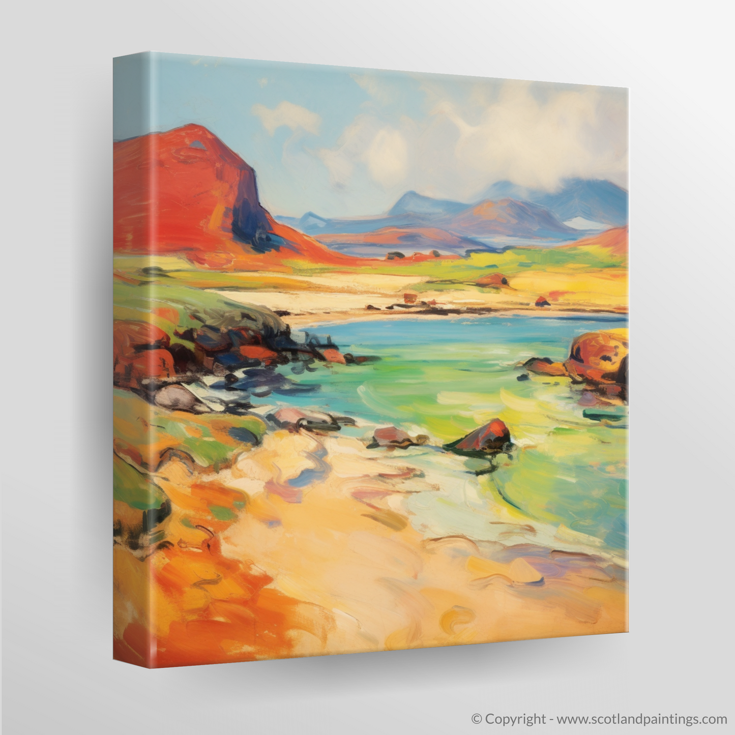 Mellon Udrigle Beach at Golden Hour: Embracing the Fauvist Spirit