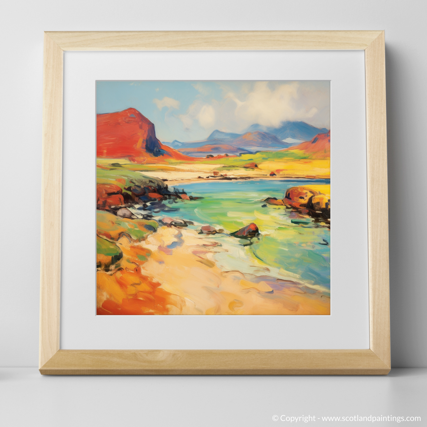 Mellon Udrigle Beach at Golden Hour: Embracing the Fauvist Spirit