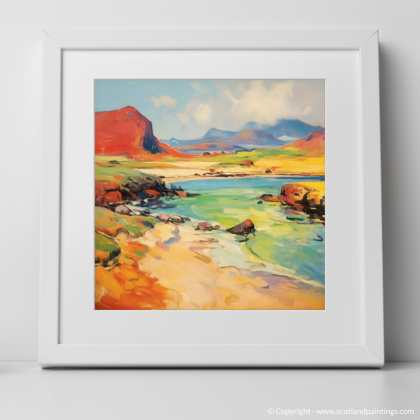 Mellon Udrigle Beach at Golden Hour: Embracing the Fauvist Spirit