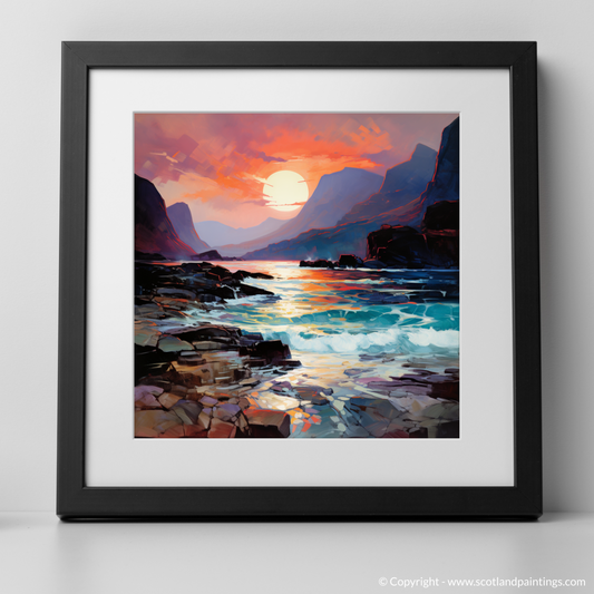 Elgol Bay at Sunset: An Impressionist Ode to Scottish Coves