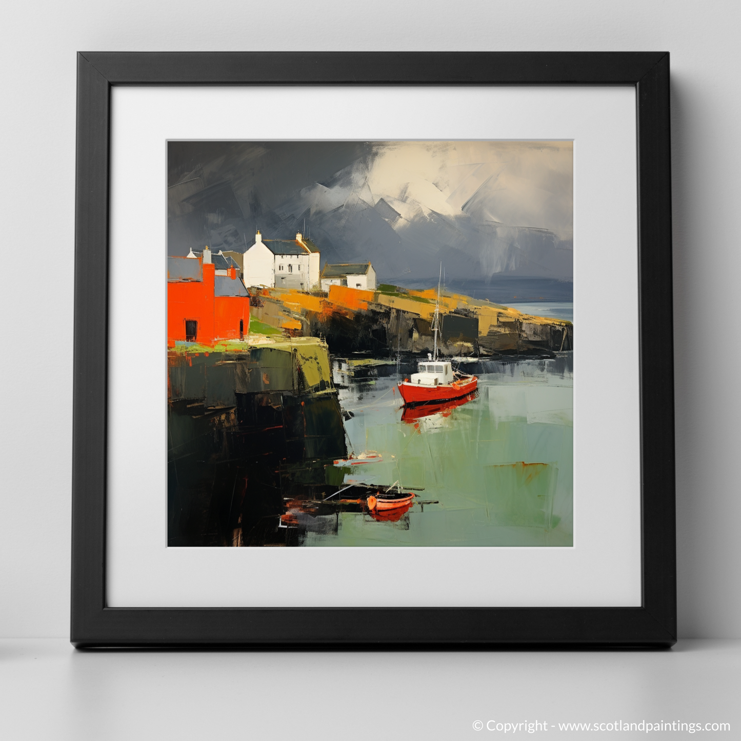 Storm's Embrace at Portpatrick Harbour