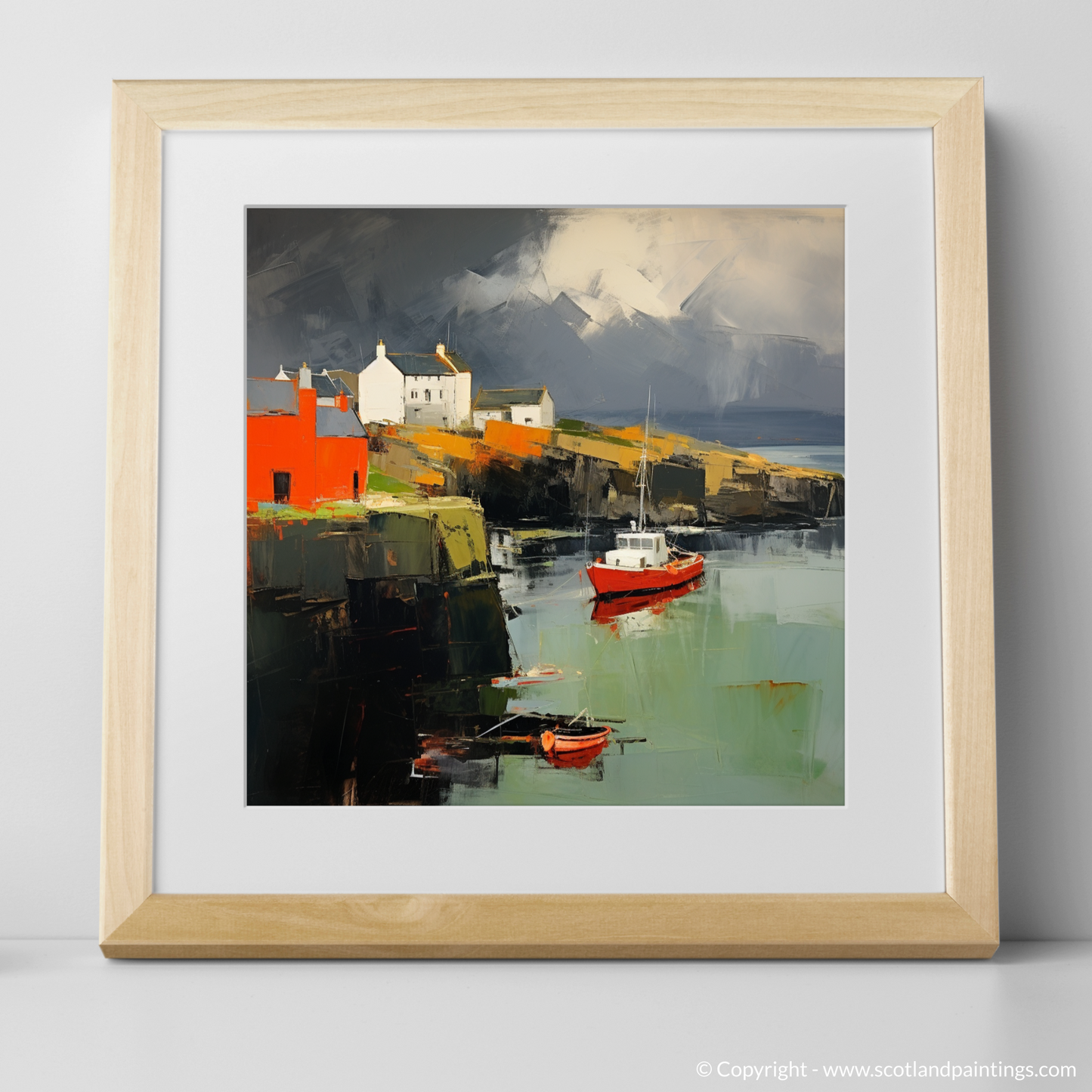 Storm's Embrace at Portpatrick Harbour