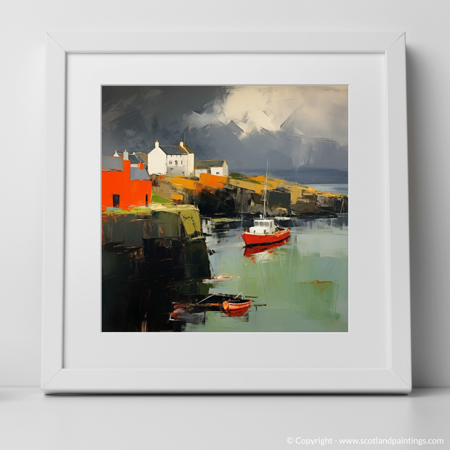 Storm's Embrace at Portpatrick Harbour